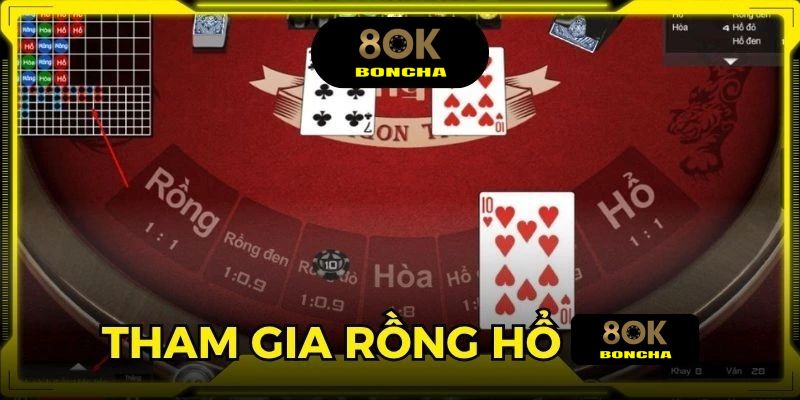 Chia sẻ thao tác tham gia Dragon Tiger trực tuyến