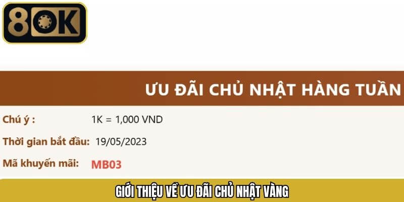 Giới thiệu về chương trình ưu đãi cuối tuần